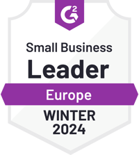 G2 Small Business Leader Europe Winter 2024 G2 Small Business Leader Europe Winter 2024