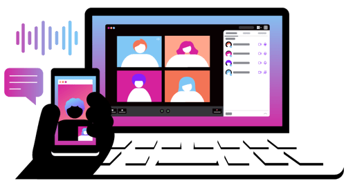 Communications APIs Graphic of Communications APIs - Voice, Video and Messaging