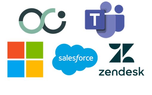 Vonage Contact Center Integrations Vonage Contact Center Integrations Logos