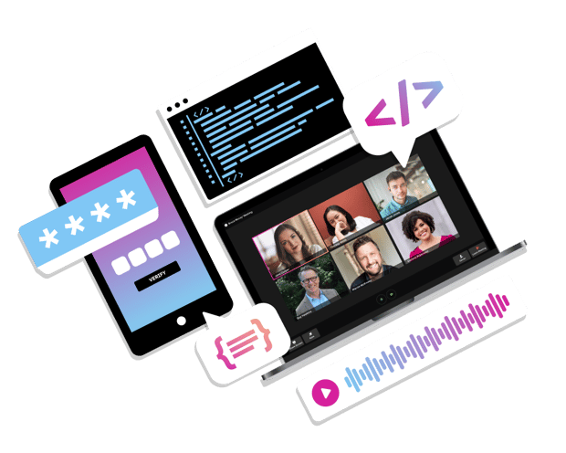 API Developers Resources Imagery showcasing different elements on both desktop and mobile