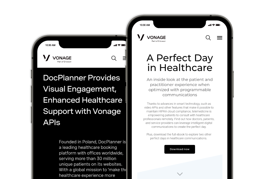 Healthcare resources Images of healthcare content within mobile phone devices